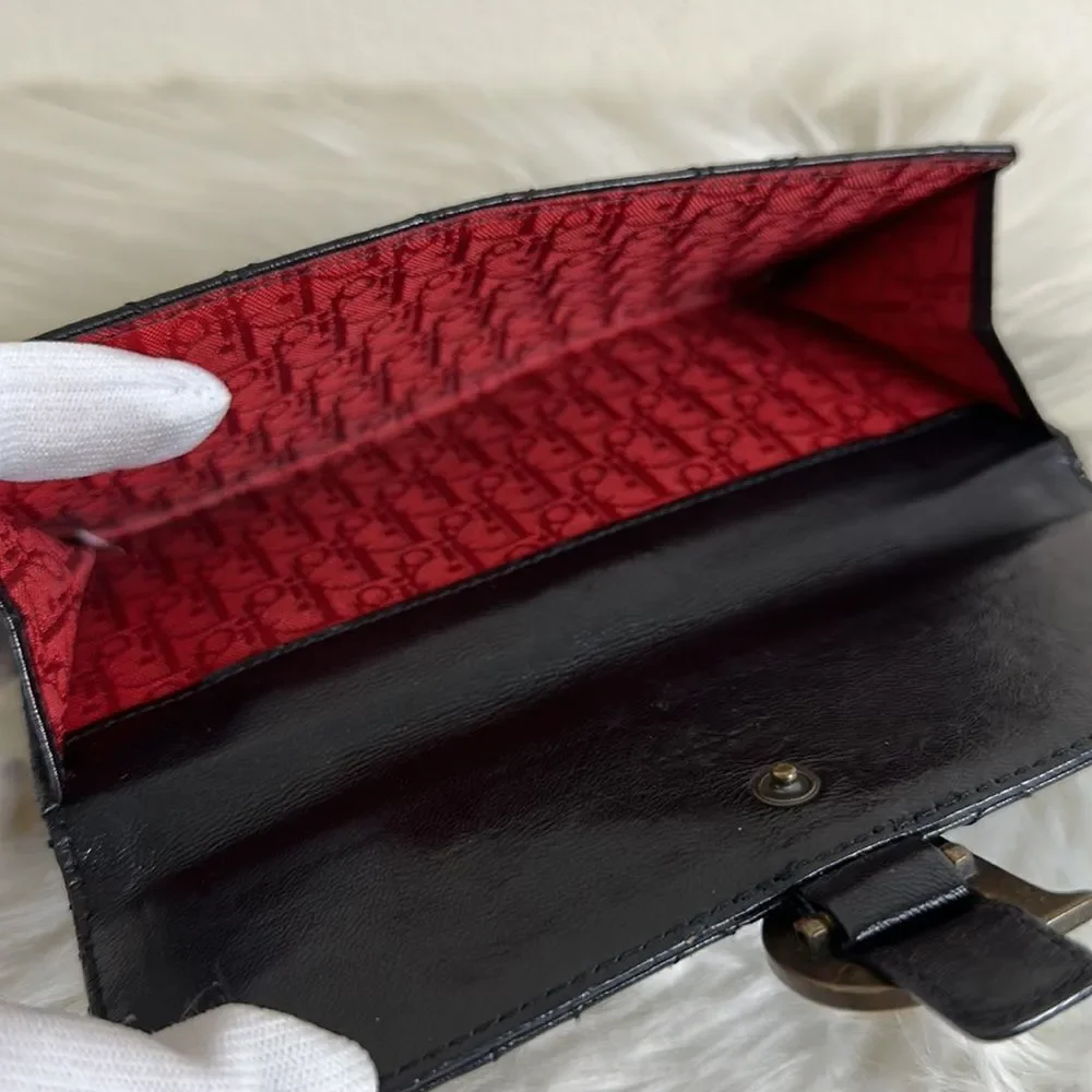 💯Authentic Christian Dior Long Wallet 🍀